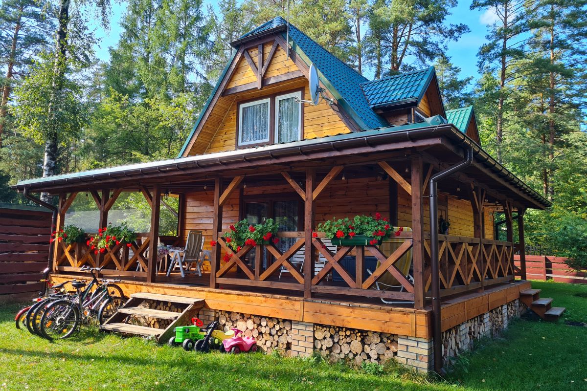 Gemütliches Ferienhaus in Masuren für Familienurlaub, Naturerlebnis und entspannte Tage nahe dem See Kalwa